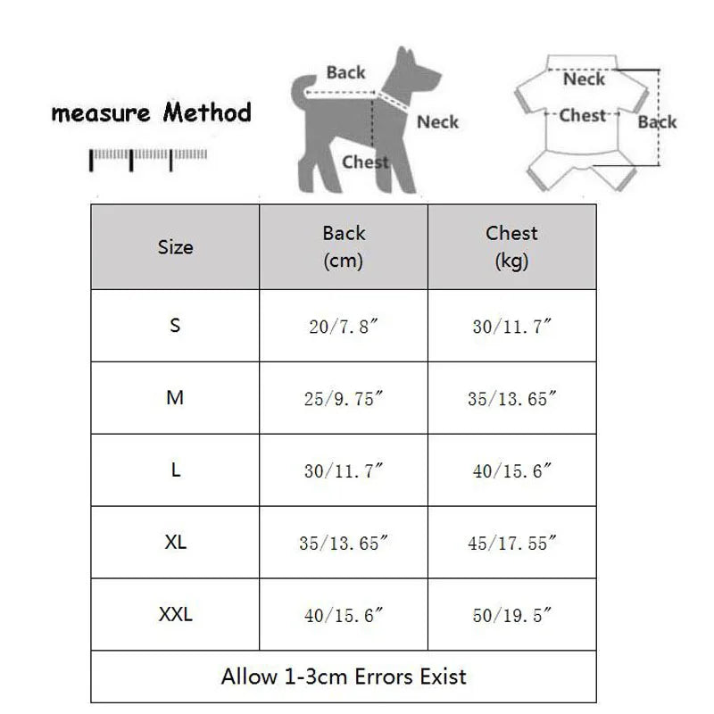 Pure-Cotton Dog Clothes 5 Colors Boy&Girl Dog Pajamas Onesies for Small Medium Dogs Puppy Kitten Jumpsuit Pijamas Chiwawa Yorkie